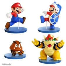 nohon auto toy Super Mario 3D Land Collection Figure Set 4 from Japan