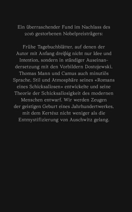 Thumbnail - Imre Kertész / Heimweh Nach Dem Tod9783498002237