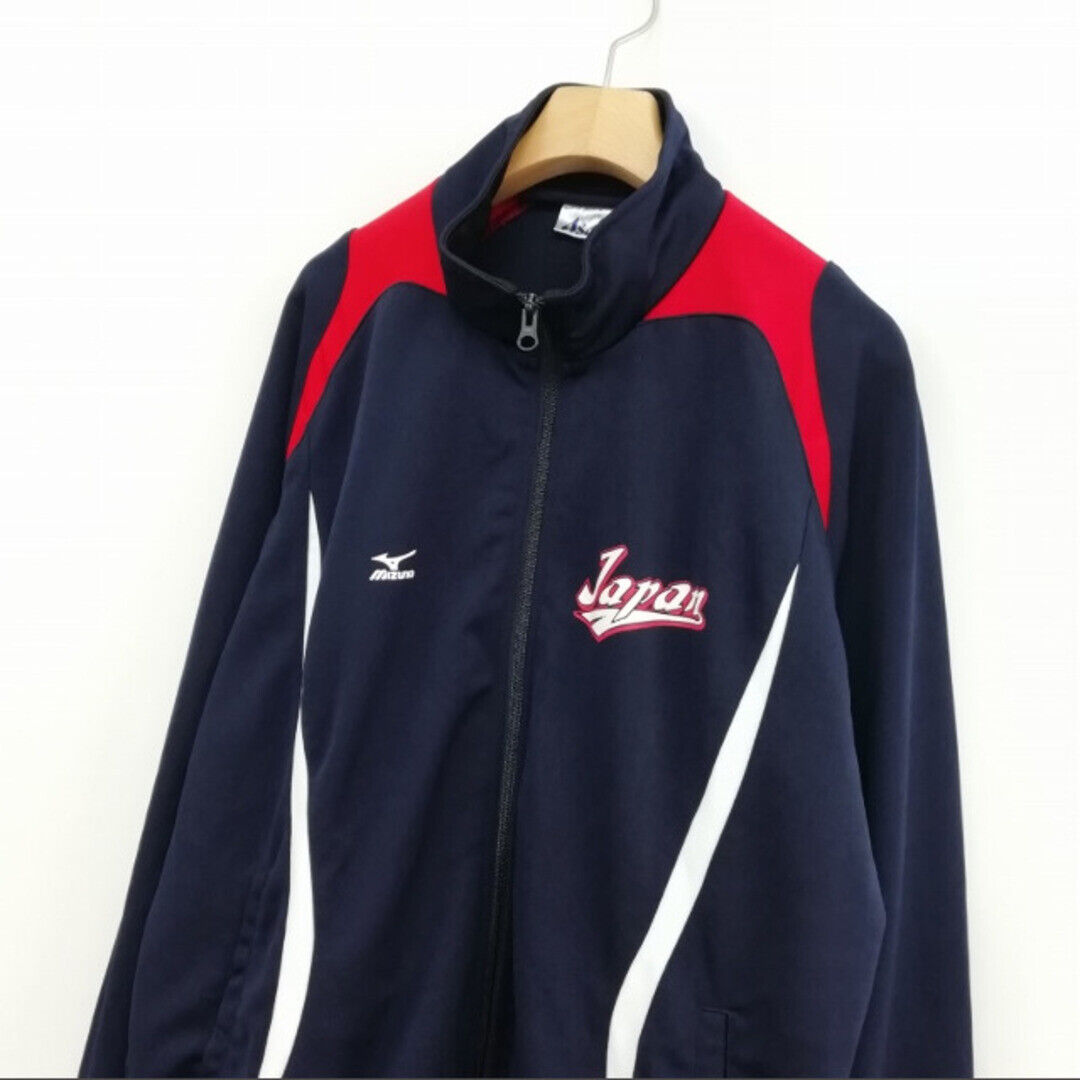 Mizuno Asahi WBC 2013 Jersey Jacket Navy Used Mizuno Asahi WBC 2013 Jersey Jacket Navy Used