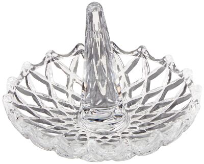 Maypes Crystal Glass Ring Holder