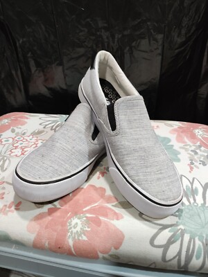 Lugz Clipper WCLIPRTC-060 Womens White Canvas Lifestyle Sneakers Shoes 