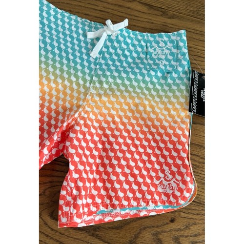 NWT NEW Seaesta Surf Boys Retro Print Board Shorts Sz 9 - Picture 2 of 5