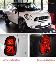 For MINI Cooper Countryman R60 10-16 Red Union Jack LED Rear Tail Light Lamp Set