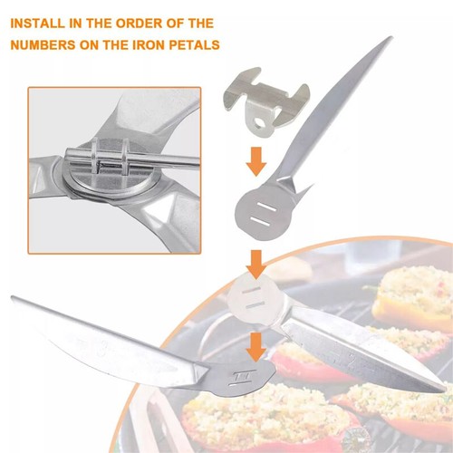 22-1/2-In One-Touch Cleaning System Kit Design for Weber Kettle Grill,7444 - Picture 9 of 10
