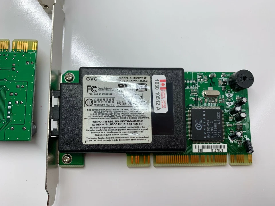 Conexant 079EKD Internal Fax/Modem PCI Model: F-1156IV/R9F-LOT4 - Image 3 of 4