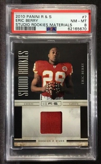 Eric Berry Panini Rookies & Stars Studio Rookies Materials #7 Base