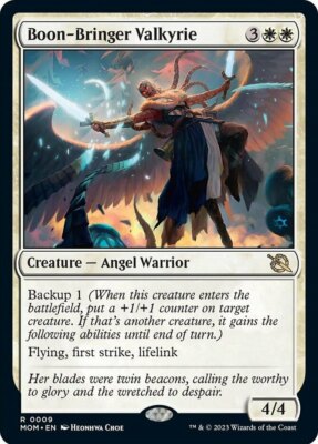 x1 Boon-Bringer Valkyrie R MTG March of the Machine M/NM, English