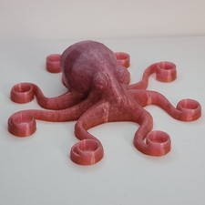 OOAK Large Octopus Marble Display Stand - Holds 8 Marbles Up To 1" - Lot 6276