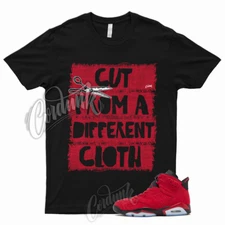 CUT T Shirt to Match 6 Retro Toro Bravo Varsity University Red Bred Flu Game 1
