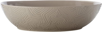 Dune Oval Serving Bowl 32X27Cm Taupe Gift Boxed UK