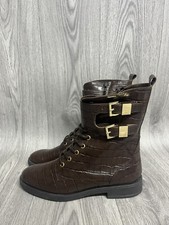 Dune London Pictor Brown Leather Ankle Boots UK Size 5 Brand New