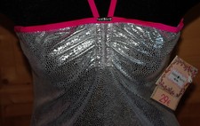 Maillot De Bain Une Pièce Etam Soleil Sucré - Dos Nu Fuchsia Avec Strass - Taille M