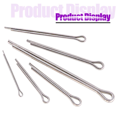 110Pcs 304 Stainless Steel Cotter Pin Clip Key Fastener Fitting Assortment Kit P - Picture 5 of 12