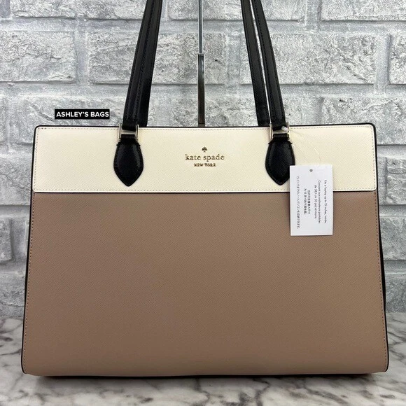 Kate Spade Madison Saffiano East West Leather Laptop Tote