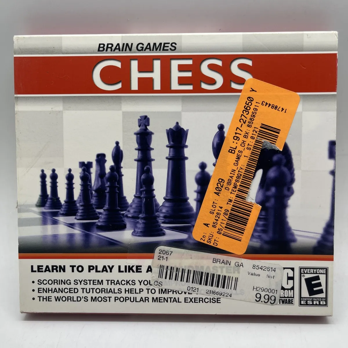 Brain Games Chess Mates PC-CD computer NEW learn to play like a grandmaster  NOS