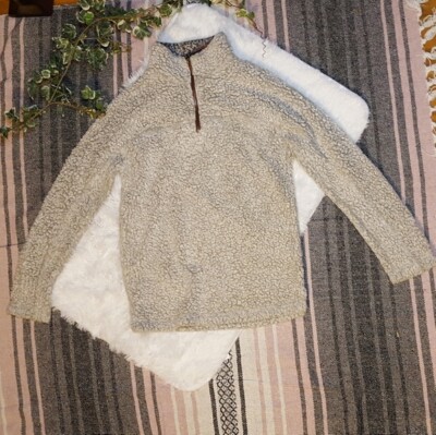 Womens XS True Grit Sherpa pullover