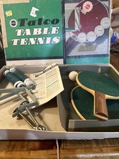 Vintage Tatco Table Tennis Set In Original Box