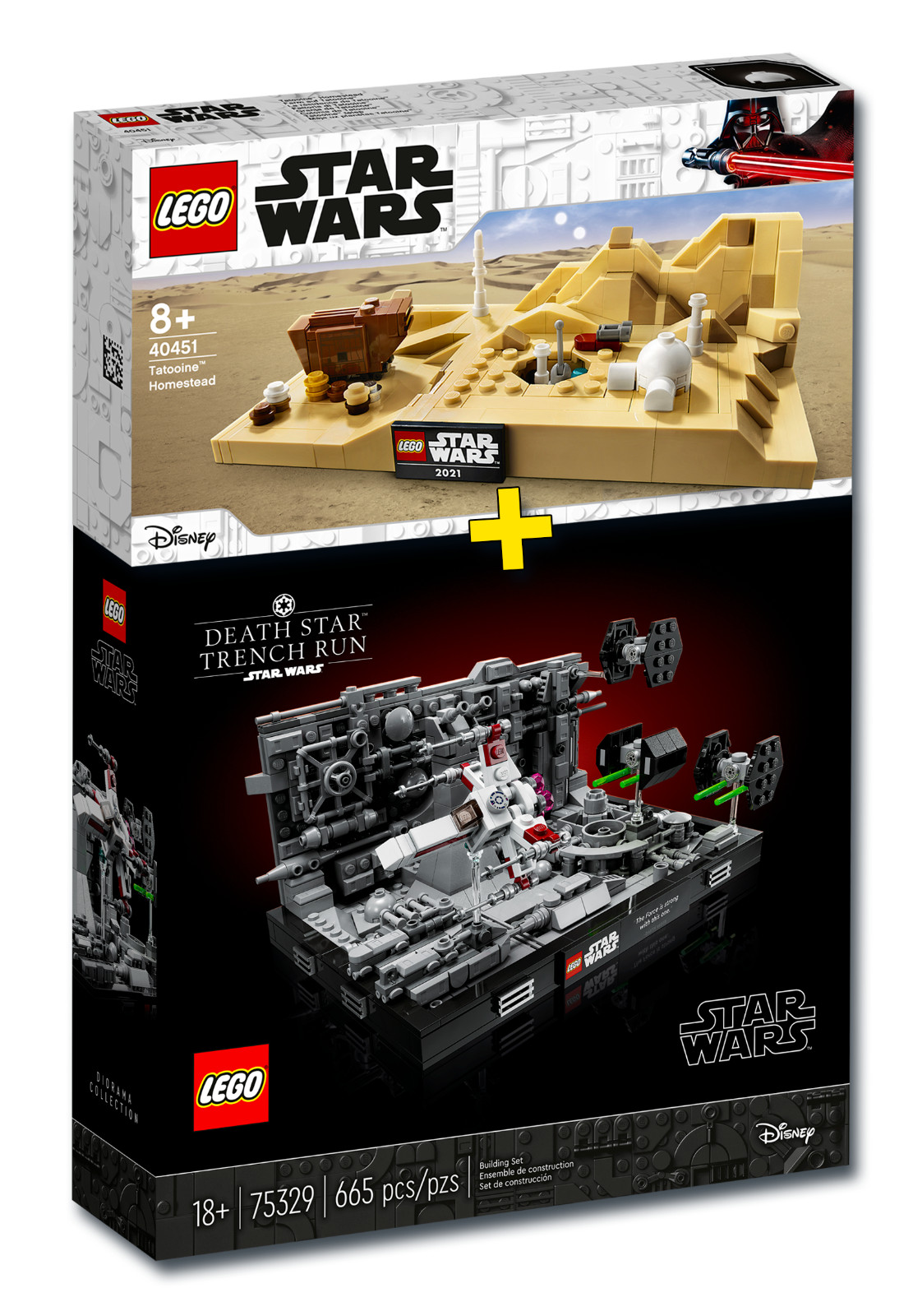 LEGO Star Wars Diorama Collection 40451 75329 maquettes neuves scellées
