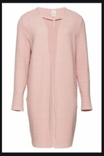 Ichi Ladies Open Jacket Blush Pink Uk Small Ln192 Bb 09