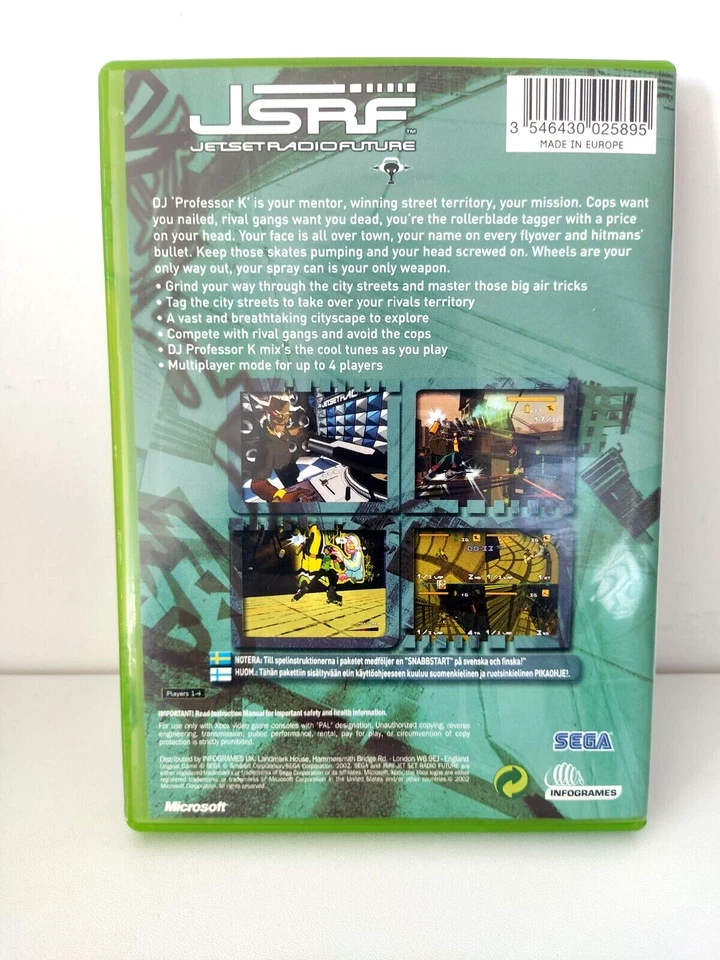 JSRF - Jet Set Radio Future | Xbox | UK Release | CIB - Image 2 of 4