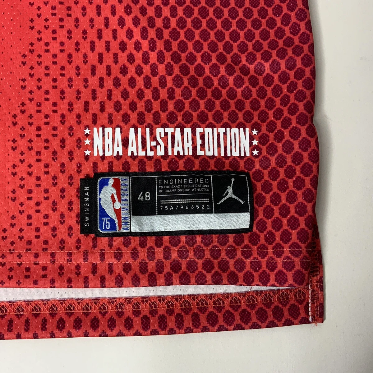 Nike Men's Jordan Brand White 2022 NBA All-Star Game 75th