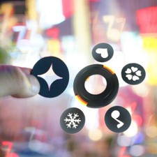 Bokeh Effect Lens Cap Romantic Artistic Gorgeous Filter for Fixed Prime Lenses