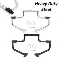 Mustache Engine Guard Crash Bar for Harley 06-17 Dyna Super Wide Glide Fat Bob