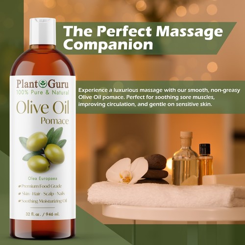 Carrier Oil Gallon Bulk Wholesale Pure Natural Cold Pressed Skin Hair Massage - Picture 165 of 273