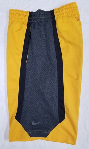 Nike Dri-fit Kobe basketball shorts youth sz S yellow/gray 439201-710 - Picture 5 of 12