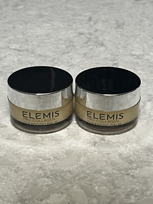 NEW Elemis Pro-collagen cleansing balm lot of (2) travel trial size 0.7oz x 2