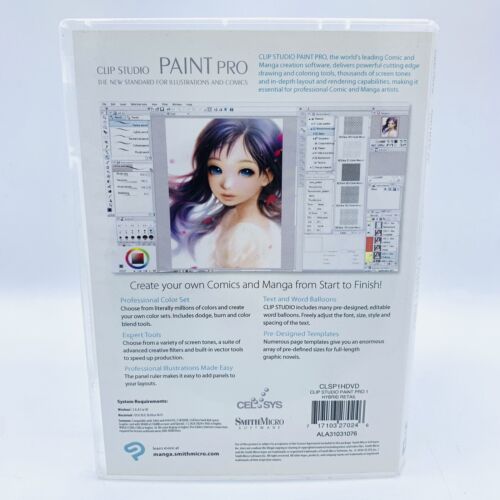Clip Studio Paint Pro Full Version, w/ Serial Number Windows & Mac Illustrations - Picture 4 of 6