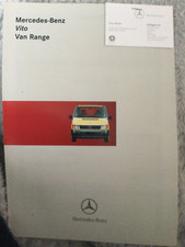 Mercedes BENZ Vito , Van Range  Feb 1997 brochure in Excellent condition   Bi 30