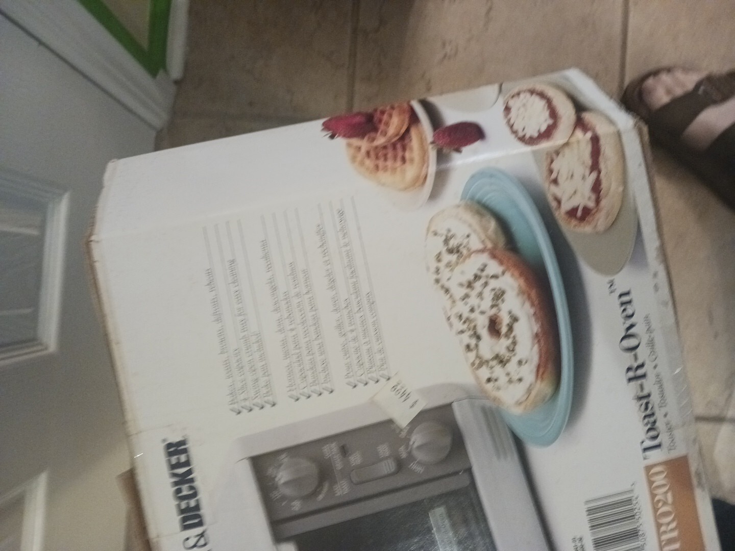 Black & Decker Under Toaster Oven Space Saver Toast Bake Defrost TRO200 eBay