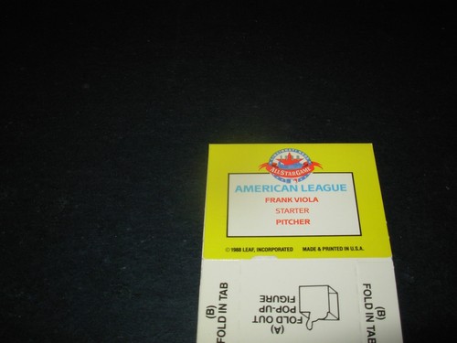 3-1988 Leaf All Star Game Pop-Ups-Smith, Viola, Carter - Imagen 4 de 6