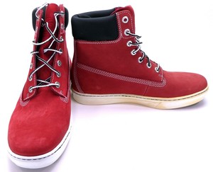 red timberlands size 8