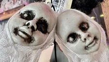 71" GHOST GARLAND with WHITE FABRIC Halloween C&F Enterprises XGAR77347 NeW MINT