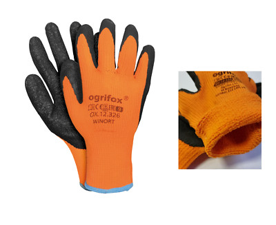 12x Winter Handschuh Arbeitshandschuhe Handschuhe Thermo Gr 9 10 11 gefüttert