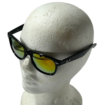 Polarized Sport Wayfarer Sunglasses with Gold Chrome Lenses Ray Ban Lillehammer Olympic Winter Games B&L USA Sport  main image 3
