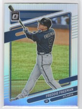 #123 2021 Donruss Optic HOLO [ Freddie Freeman Atlanta Braves