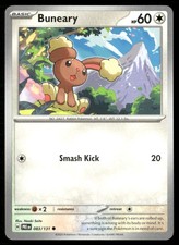 Buneary 083/131 Common Prismatic Evolutions Pokemon Lightly Played