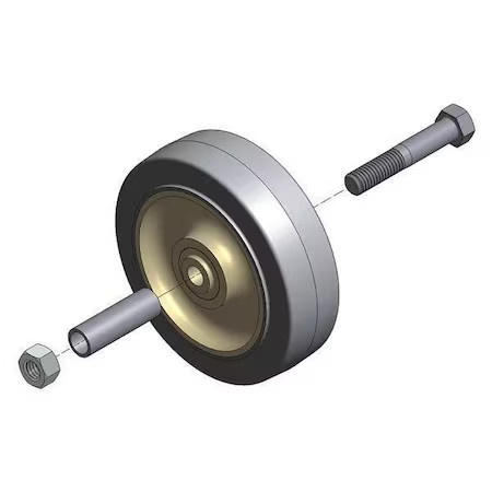 Cotterman Su1070 Diameter Caster Wheel, 4 In.
