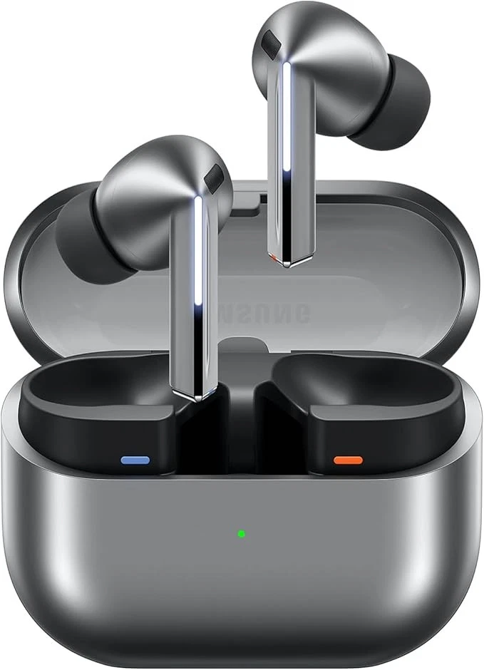 Samsung Galaxy Buds 3 Pro Wireless Bluetooth Earbuds, Noise Cancelling - Silver - Image 2 of 4