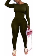 2 Piece Outfits for Women, Workout Casual Jogger Track Suits Set Long Sleeve ...