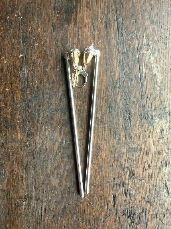 Hot Topic Vaulted Studio Ghibli My Neighbor Totoro Acorn Hair Sticks