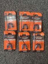 6PK Shock Doctor Sport Gel Max Youth MouthGuard  AGE 10-  Blue/Black NEW