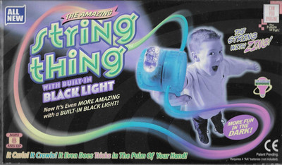 Vintage  The Amazing String Thing with Built-In Black Light! NOS NEW IN BOX