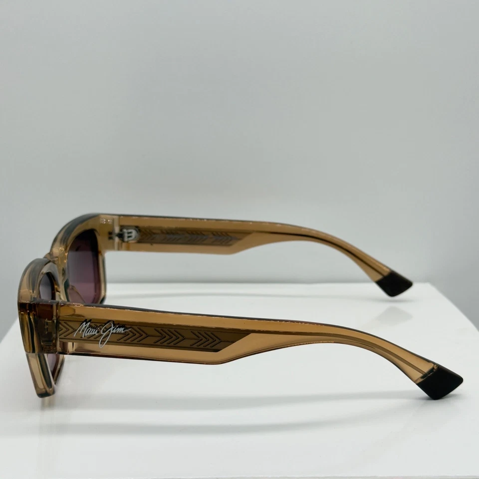 Gafas de sol Maui Jim Kenui color tostado claro lentes polarizadas rosa MJ0642S Foto 3 de 4