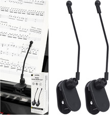 Durable Piano Music Book Clip - Page Holder for Music Stand, Perfect for Piano