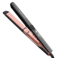 Hair Straightener 1 Inch Flat Iron and Curler 2 in 1 Titanium Ceramic Ionic D...