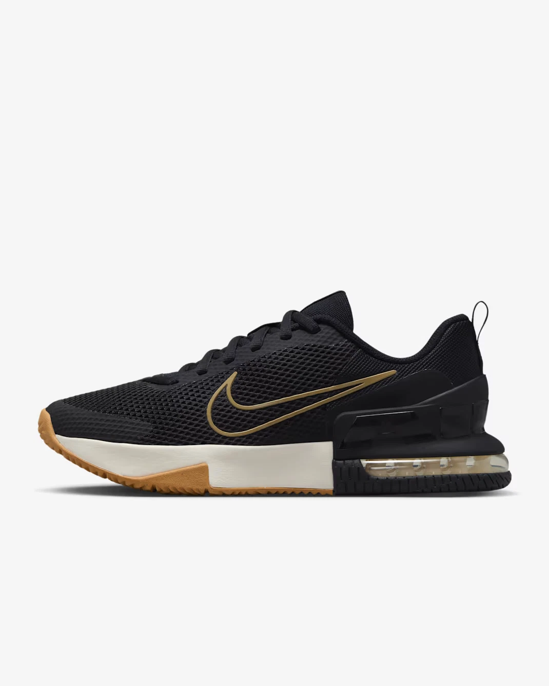 Nike Men's Air Max Alpha Trainer 6 Shoes in Black/Sail/Gum Light Brown